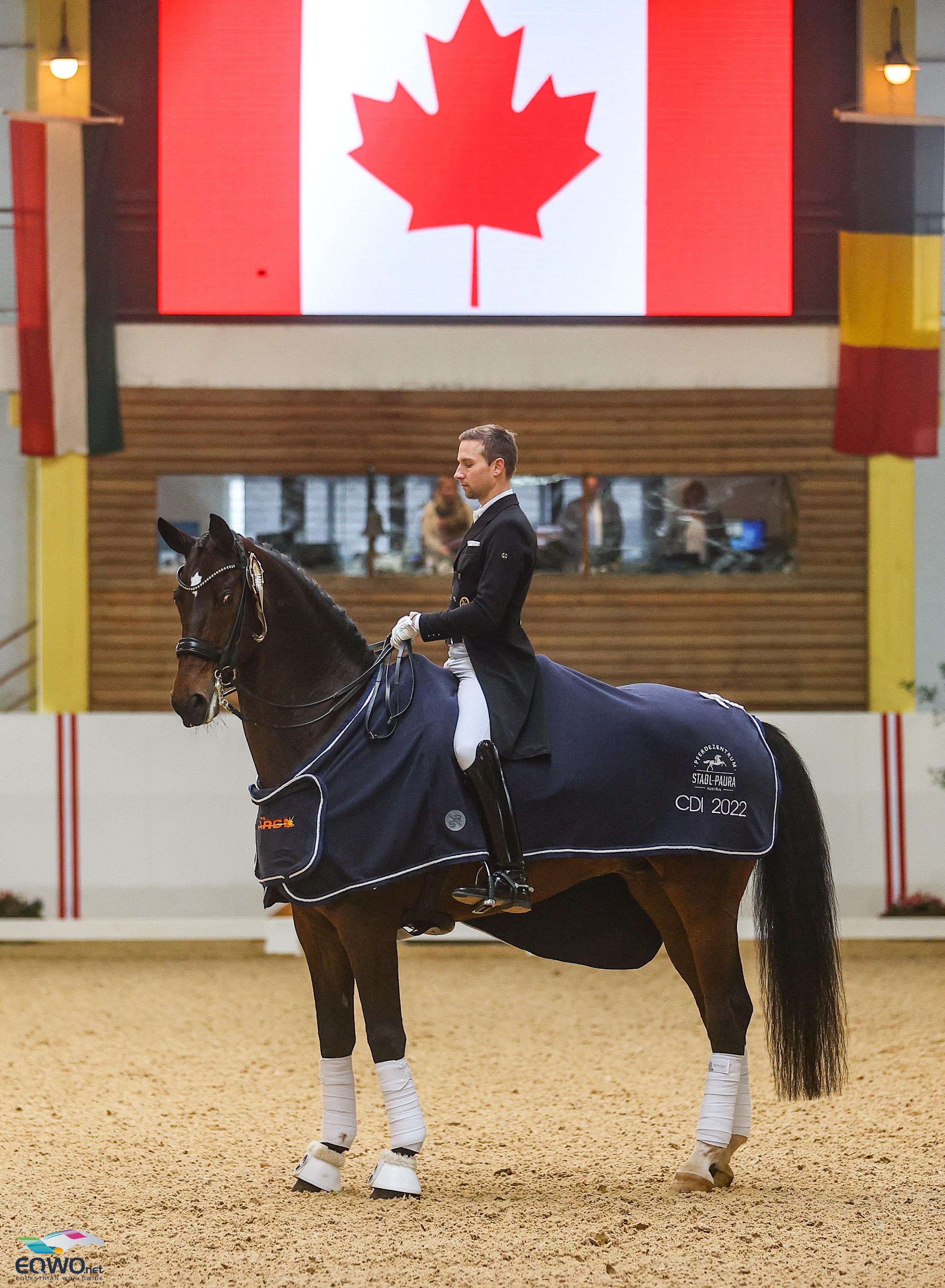 Canada’s Ryan Torkkeli Wins International Dressage Competition in Austria
